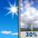 Saturday: A chance of showers and thunderstorms, mainly after 5pm.  Mostly sunny and hot, with a high near 95. Heat index values as high as 100. Northwest wind 6 to 11 mph.  Chance of precipitation is 30%. New rainfall amounts of less than a tenth of an inch, except higher amounts possible in thunderstorms. 