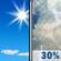 Friday: A chance of showers and thunderstorms after 3pm.  Increasing clouds and hot, with a high near 92. West wind 5 to 10 mph.  Chance of precipitation is 30%. New rainfall amounts of less than a tenth of an inch, except higher amounts possible in thunderstorms. 