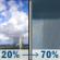 Wednesday: A slight chance of showers before 11am, then a slight chance of showers and thunderstorms between 11am and 2pm, then showers likely and possibly a thunderstorm after 2pm. Partly sunny, with a high near 84. Southwest wind 6 to 10 mph. Chance of precipitation is 70%. New rainfall amounts between a tenth and quarter of an inch, except higher amounts possible in thunderstorms. Wednesday: A slight chance of showers before 11am, then a slight chance of showers and thunderstorms between 11am and 2pm, then showers likely and possibly a thunderstorm after 2pm. Partly sunny, with a high near 84. Southwest wind 6 to 10 mph. Chance of precipitation is 70%. New rainfall amounts between a tenth and quarter of an inch, except higher amounts possible in thunderstorms.