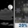 Saturday Night: A slight chance of rain between 1am and 4am, then a slight chance of snow after 4am.  Mostly cloudy, with a low around 28. West wind around 7 mph.  Chance of precipitation is 20%.