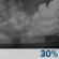 Sunday Night: A chance of showers before 2am.  Partly cloudy, with a low around 46. Chance of precipitation is 30%.