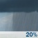 Friday: A slight chance of showers between 11am and 1pm. Cloudy through mid morning, then gradual clearing, with a high near 74. Calm wind becoming northwest 5 to 9 mph in the afternoon. Chance of precipitation is 20%. Friday: A slight chance of showers between 11am and 1pm. Cloudy through mid morning, then gradual clearing, with a high near 74. Calm wind becoming northwest 5 to 9 mph in the afternoon. Chance of precipitation is 20%.